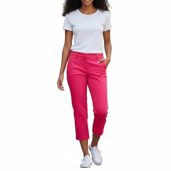 212 COLLECTION Pink Capri Pants - Size 2 - NWT - Picture 1 of 7